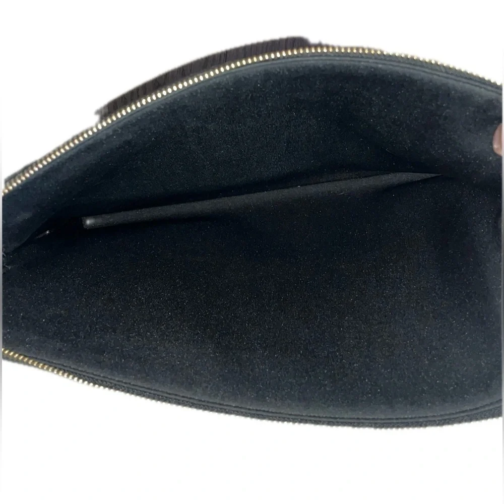 HENRI BENDEL laptop case New York Double Zipper, Saffiano Leather